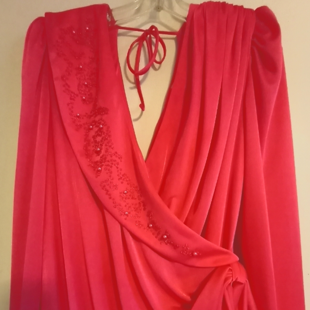 Open- Back Pretty In Pink Dress Size US L
